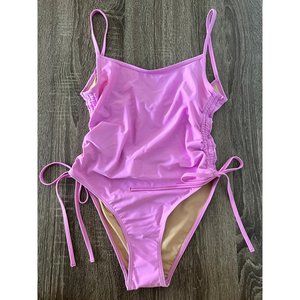 Gnash Swim Pink/ Lavender One Piece Swimsuit